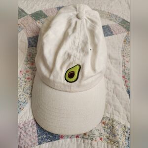 Empyre White Kids Cap with Avocado Embroidery